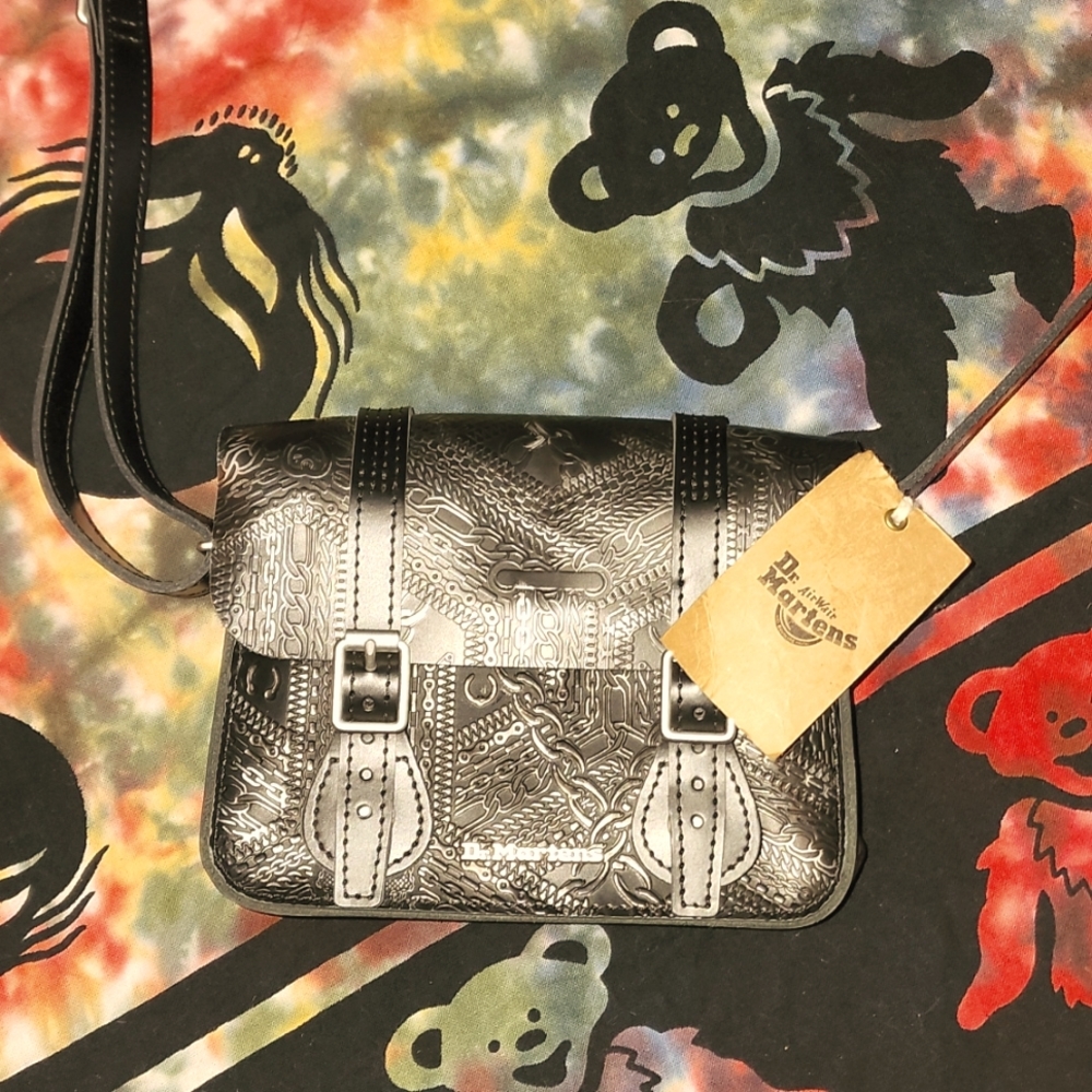 Doc Martin 7 inch leather crossbody bag
